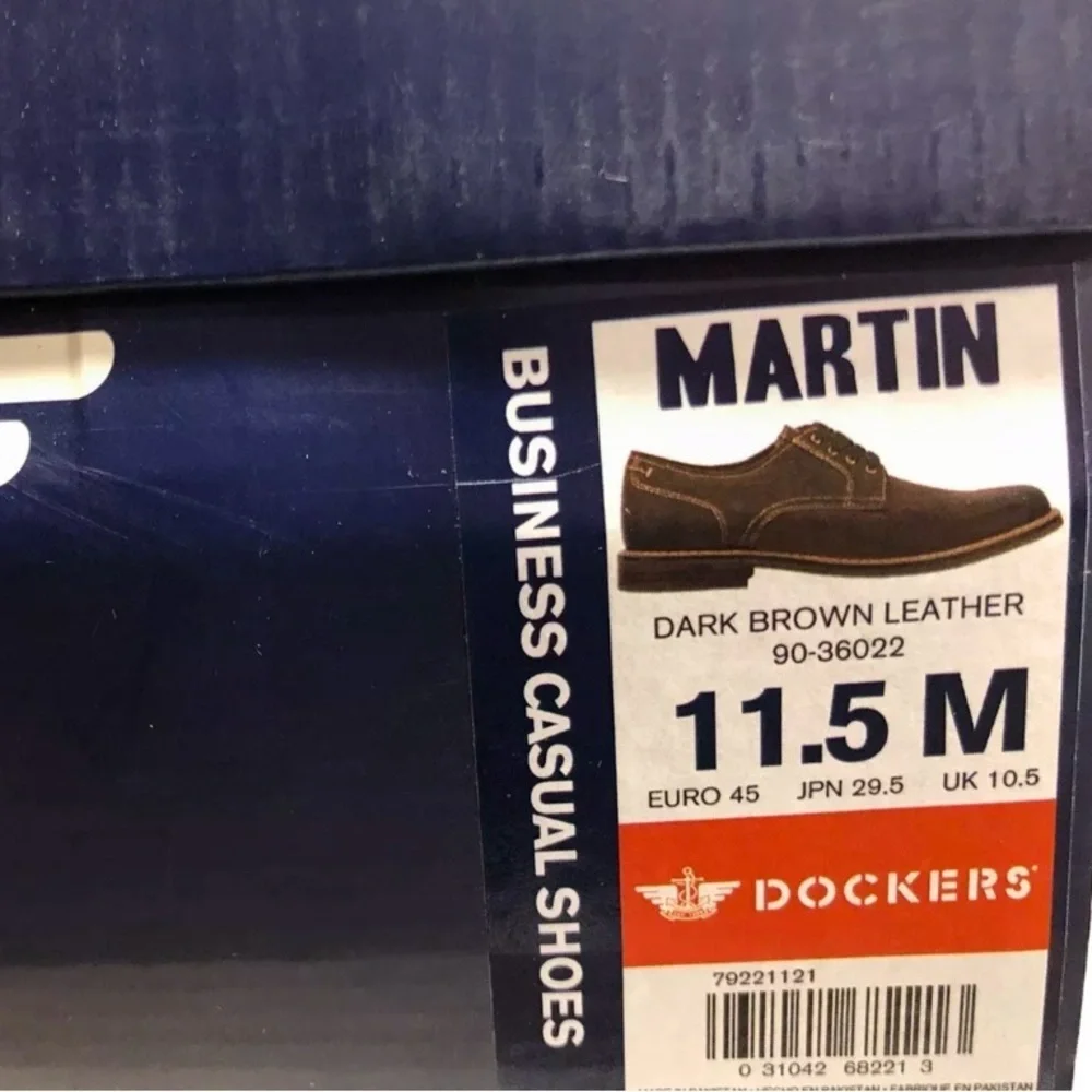 Dockers Mens Martin Oxford Brown Size 11.5 M